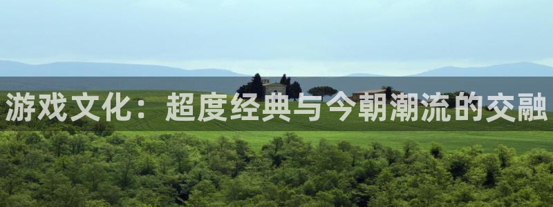 星欧娱乐官方平台：游戏文化：超度经典与今朝潮流的交融