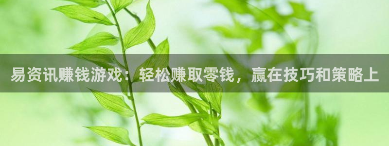 星欧娱乐注册地址：易资讯赚钱游戏：轻松赚取零钱，赢在技巧和策